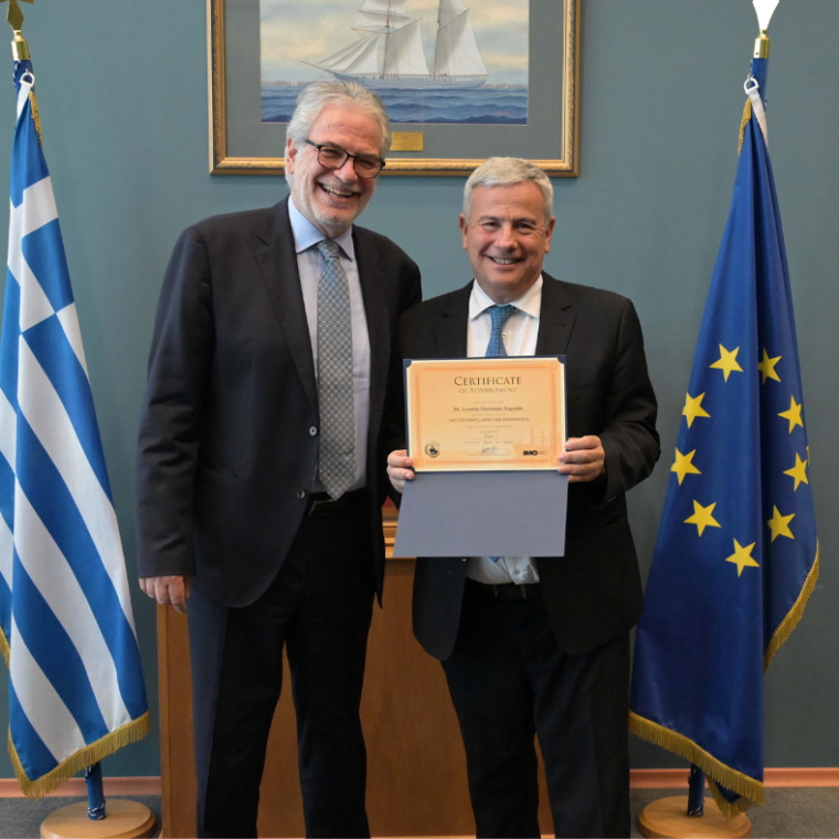 Re-election of Leonidas Dimitriadis-Evgenidis as IMO Goodwill Ambassador